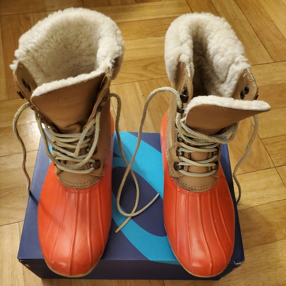 Winter rain boots Sperry J CREW
